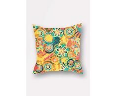 Lulu Home - Funda de Almohada, Multicolor, 45 x 45 cm