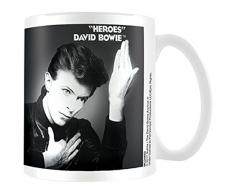 Pyramid International David Bowie (HÃ©roes) - Taza de cafÃ© (cerÃ¡mica, Papel, 11 x 11 x 1,3 cm), Multicolor