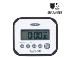 Taylor Pro Temporizador de Cocina Digital diseÃ±o Resistente al Agua y a los Impactos, plÃ¡stico