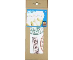 Plage DecoraciÃ³n Adhesiva Destinos de Pasaportes, Vinilo, Multicolor, 21x3x29.6 cm