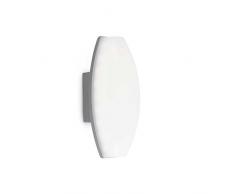 Faro Barcelona 70819 - BACO Aplique (bombilla incluida) LED, 6W, cuerpo de metal y difusor de policarbonato opal, color blanco