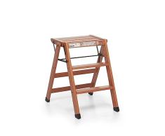 Foppapedretti Tialzo Taburete Plegable, Nogal