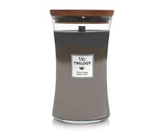 WoodWick Hourglass Vela AromÃ¡tica en Tarro Grande, Multicolor (Cozy Cabin Trilogy), 610g