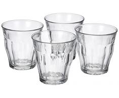 Duralex 1027AC04 Picardie - Set de 4 Vasos de Cristal (25 cl)
