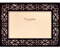 Natalini Marrakech NERA 10X15 Marco de Fotos con Soporte para Mesa, Tulipwood, Negro, 10 X 15 X 1,5