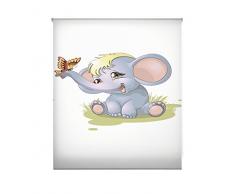 Blindecor Estor enrollable translÃºcido digital, Infantil,W-I-85017, 110X180 cm