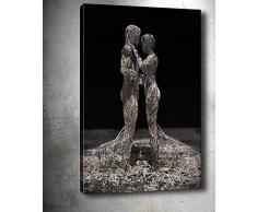 Bonamaison - Pintura sobre lienzo, multicolor, 50 x 70 cm