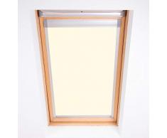 Bloc Skylight Estor P04 para Ventanas de Techo Velux Blockout, Color Crema