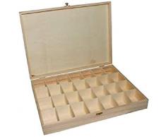 La Fourmi 390 x 290 x 60 mm de Cuentas de tamaño Grande Caja de almacenaje con Compartimento 28