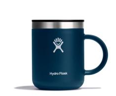 HYDRO FLASK, Termo Café para Llevar 354 ml, Taza Térmica, Vaso Isotérmico de Acero Inox., Aislamiento al VacÃo, Asa y Tapa Cierre Presión, Libre de BPA, Indigo