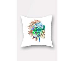 Lulu Home - Funda de Almohada, Multicolor, 45 x 45 cm