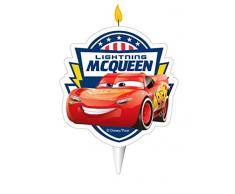 Dekora - Velas Cumpleaños Originales | Vela de Cumpleaños 2D de Rayo McQueen para Tartas Infantiles - 7,5 cm