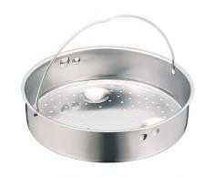 WMF Vaporera - Accesorio Para Olla a Presión 5,8 cm. Apto para Ollas a Presión de à 22cm. Acero Inoxidable Cromargan Apto para Lavavajillas