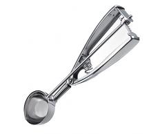 Westmark Cuchara para helado, Con mango de pinza, Longitud: 21,8 cm, Acero inoxidable, Profi, Plateado, 62942270