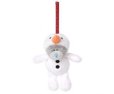 Me To You Tatty Teddy muñeco de Nieve para decoración de árbol de Navidad, 10 cm, Color Blanco