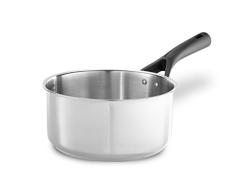 Pyrex Expert Cazo de 20 cm con Tapa, Acero Inox, Antiadherente ultra resistente