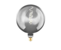 EGLO LED E27 globo regulable, LED en espiral tamaño grande, bombilla vintage extragrande vaporizada en diseño retro, 4 vatios, 50 lúmenes, blanco cálido, 2200k, G200, à 20 cm