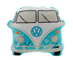 Puckator Coussin PeluchÃ© Volkswagen-Van Bus Combi VW T1 Surf Adventure Cojines, Multicolor, Ãºnico