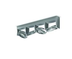 Philips myLiving Particon - Barra de cuatro focos de techo, LED integrado, consume 4.5 W, luz blanca cálida, regulable