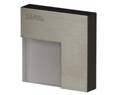 Zamel Ledix - Aplique de pared LED, metal, acero