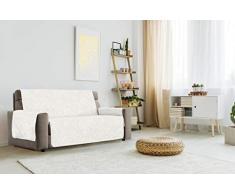 Italian Bed Linen “ Glamour” Anti-Deslizamiento Funda para sofà, Crema, 1 Plaza