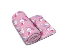 ARDITEX ZK14860 Manta de Coralina de 150x95cm de ZASKA-Unicornio