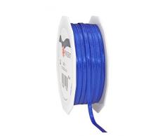 C.E, pattberg präsent 3 mm 50 m de cinta de doble cara de satén, azul