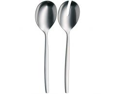 WMF Atria - Cubiertos para Servir Ensalada (2 Piezas, 23,7 cm, Acero Inoxidable Cromargan Pulido, Acabado Brillante, Apto para lavavajillas)