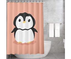 Bonamaison Cortinas de Ducha, poliÃ©ster, Multicolor, 155x220 cm