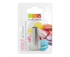 ScrapCooking 1806Â de Vaso Macarons Acero Inoxidable Plata 14Â x 10,8Â x 3,2Â cm