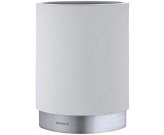 blomus ARA Taza para Cepillo de Dientes, Gris Luna, Acero Inoxidable, Moon/Grey/Silver, 8.5 x 8.5 x 11 cm