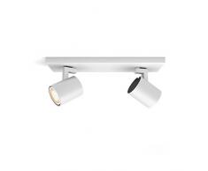 Philips Hue White ambiance Runner - Foco doble LED blanco con mando, Iluminación inteligente, compatible con Amazon Alexa, Apple HomeKit y Google Assistant