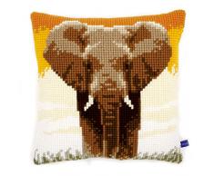 Vervaco Elefante en la Sabana cojÃn de Punto de Cruz