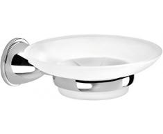 Gedy GE111300100 Jabonera de Pared, Cromo, 13x10.8x3.8 cm