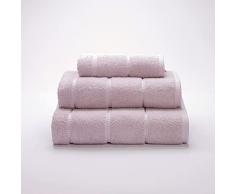 Sancarlos PURESOFT- Toalla de Ducha, 100% AlgodÃ³n Rizo, Color Rosa, TamaÃ±o 70x140 cm