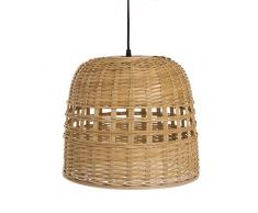 Dcasa Techo Bambú Lámparas ambientadoras Anillos de Bombilla Decoración del hogar Unisex Adulto, Color, única