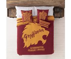 BELUM | Manta Harry Potter, Manta Jaquard 180x240 Gryffindor Values, Manta para Sofa Harry Potter, Manta para Cama Harry Potter, Manta Todo Tipo de usos Harrry Potter