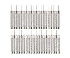 #N/A 40 piezas 0,7 mm extractor de pasadores de cadena de reloj, pasadores de extracción de correa de reloj, herramienta