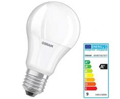 LEDVANCE Parathom Classic A 9W E27 A+ Blanco frío - Lámpara LED (Blanco frío, Color blanco, A+, 50/60, 220-240, 9 kWh)