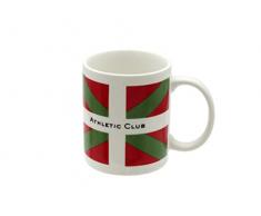 Athletic Club- Taza, Desayuno, Menaje, Vajilla, Vaso, Microondas, Apto para lavavajillas, CerÃ¡mica, Color blanco, Producto oficial (CyP Brands)