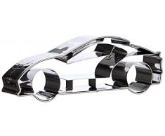 Staedter Cortador de galletas para coche, 9 cm, acero inoxidable, plata, 9 x 30 x 30 cm