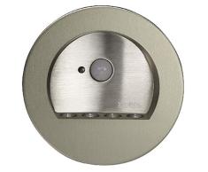 Zamel Ledix - Aplique de pared LED, metal, acero