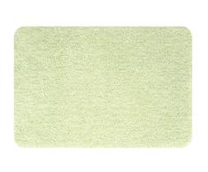 Spirella colecciÃ³n Nusa, Alfombrilla de Ducha 55 x 65,100% Polyester, Microfibra,Verde, Pistacho, 65 x 55 x 30 cm