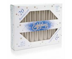 Wiedemann – Algodón Velas, Cera, Plata, 9.8 x 1.3 cm