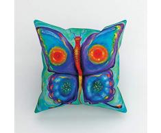 Eren Home - Funda de Almohada, Multicolor, 43 x 43 cm