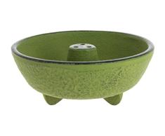 Iwachu INC29080LG Incensario Fuente, Hierro Colado de JapÃ³n, Verde