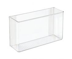 InterDesign - AFFIXX - Organizador para Cocina con Sistema Adhesivo de pelar y Pegar; Fuerte Agarre; se Elimina por Completo, sin dañar Las Superficies - Grande - Claro