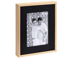 Walther Portraitr. Double, 13x18 cm, Natur/Schwarz Marco de Fotos, Madera, Negro, 13 x 18 cm