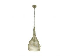 EGLO Colten lámpara Colgante E27, 60 W, Champán