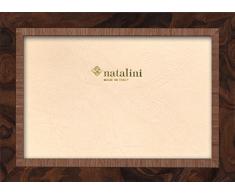 Natalini Ester Noce Canaletto 10X15 Marco de Fotos con Soporte para Mesa, Tulipwood, Nogal, 10 X 15 X 1,5